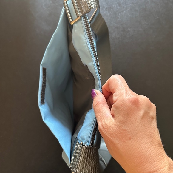 Prada Light Blue Crossbody with Beige Strap - Picture 7 of 7